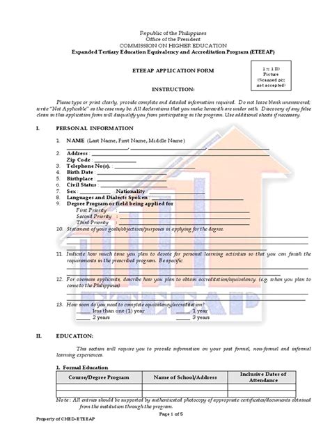 eteeap form.